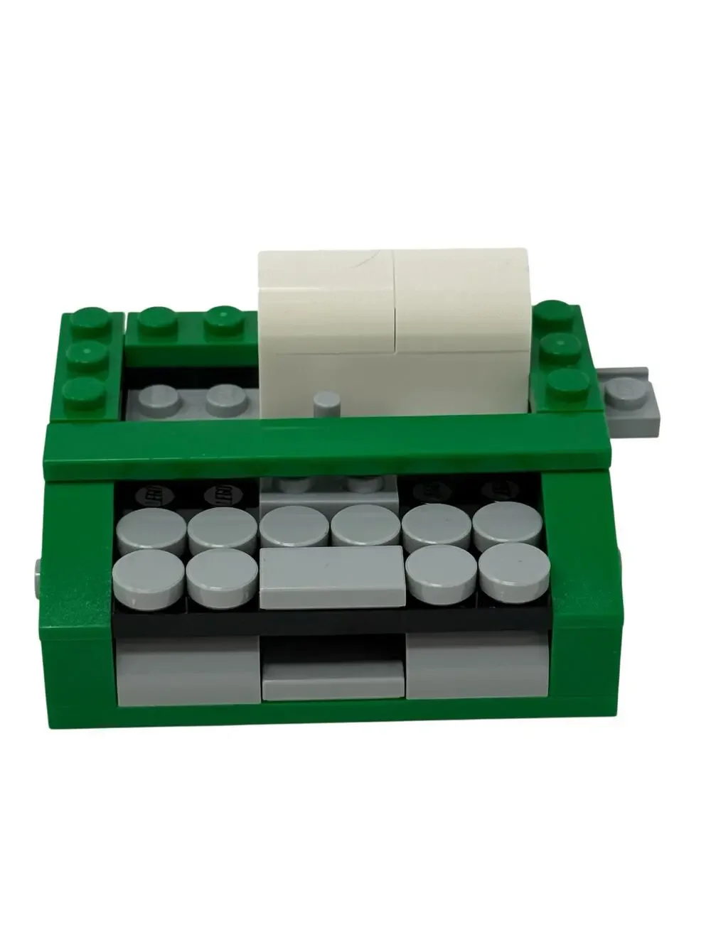 LEGO Mini Typewriter Green MOC Custom Build 2.5 x 2in Desk Display Collectible